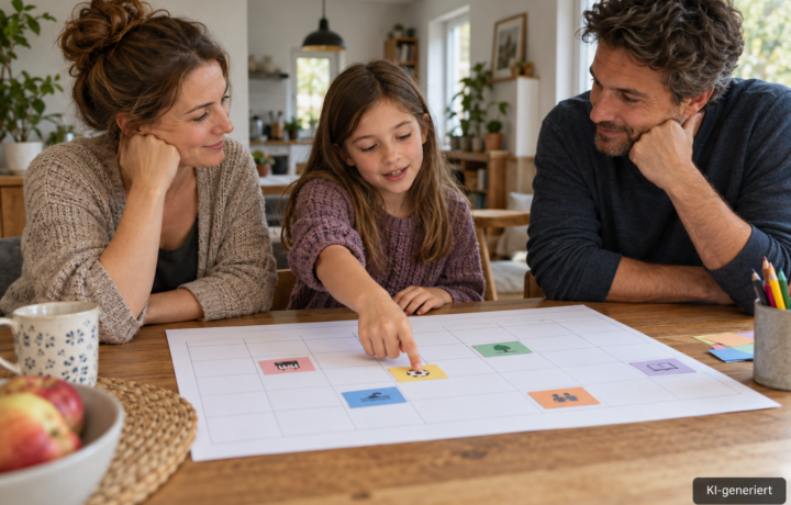 Eine kleine Familienkonferenz gestalten: Zuhören und konkrete Absprachen